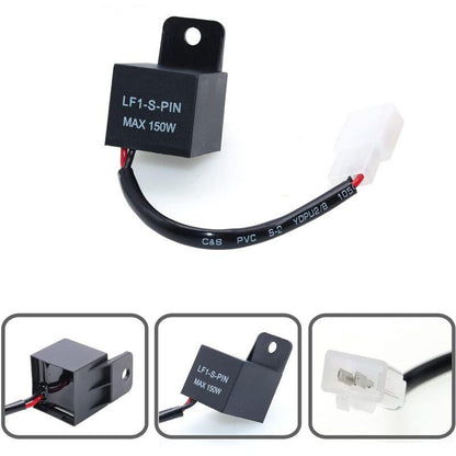 Motorcycle LED Flash Relay 12V 2 Pin Lf1-S-Pin Max 150W 12 Volt Center Light Car Relay.