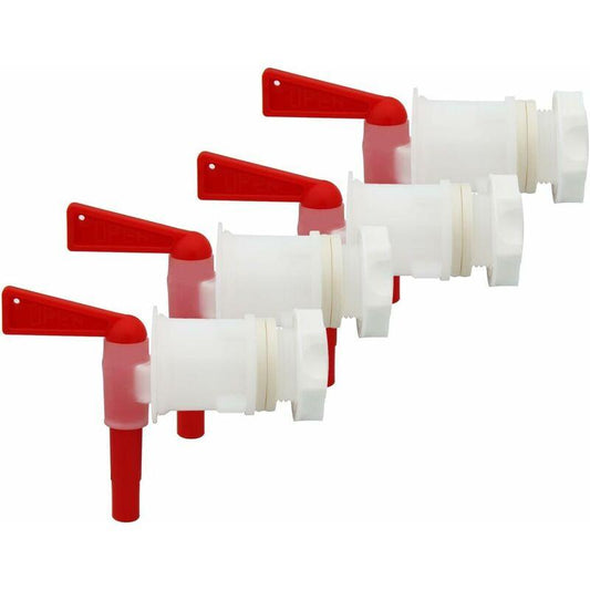 4 Pack Plastic Spigots For Craft Beer Bottling Bucket.