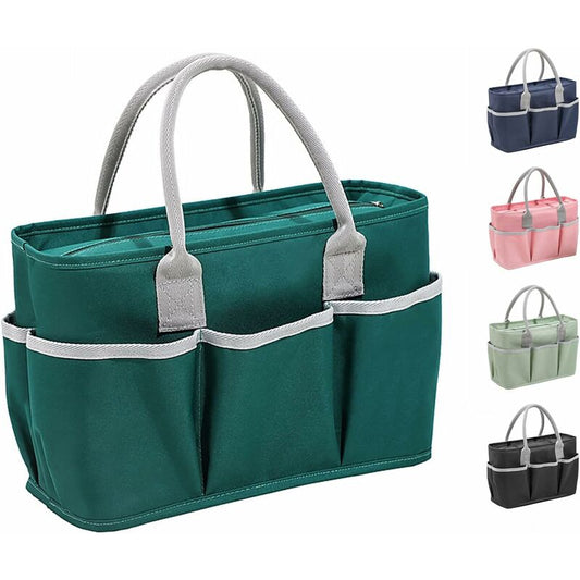 Insulated Lunch Bag, Large Capacity Lunch Bag, Cooler Bag With Multiple Pockets For Office Work, Picnic Shopping (DArk.