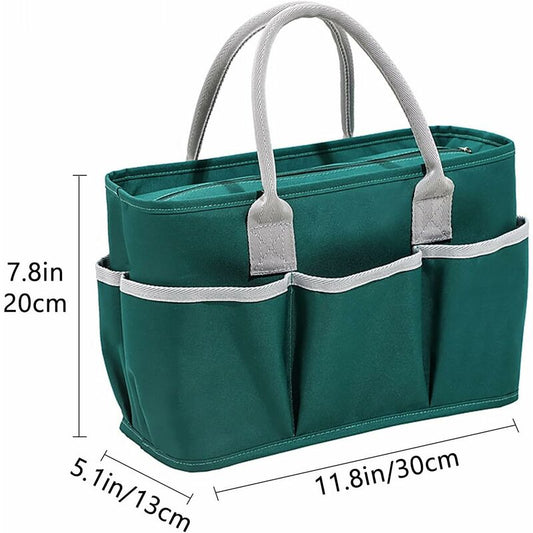 Insulated Lunch Bag, Large Capacity Lunch Bag, Cooler Bag With Multiple Pockets For Office Work, Picnic Shopping (DArk.