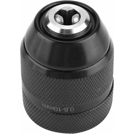 3/8 Drill Chuck, 0.8Mm-10Mm Shank Conversion Chuck, Electric Drill Chuck Adapter, Thread Keyless Drill Chuck For Hand.