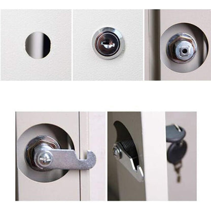 Cam Lock Cylinder, 8 pcs Mailbox Lock With 16 Keys Cabinet Door Lock Cam Lock Barrel For Mailbox Drawer Cabinet
