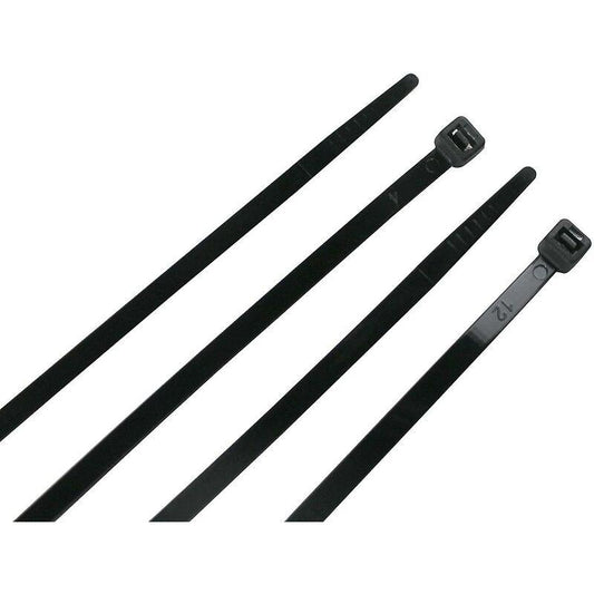 Cable Tie 200 X 2.5 Mm, Cable Tie, Rilsan Nylon Cable Ties, Cable Ties 200 Mm, Black, Pack Of 1000 Pieces..