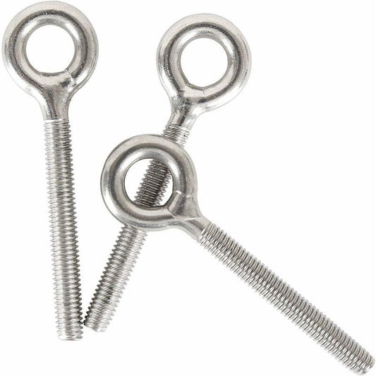 M6 304 Stainless Steel Ring Long Screw Threaded ROd Ring Bolt 10 pcs.