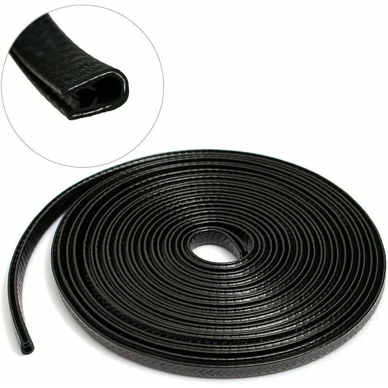 Car Door Edge Guards 4M Car Bumper Protector Rubber And Metal U Shape Door Edge Guard Strip Cars Boat.