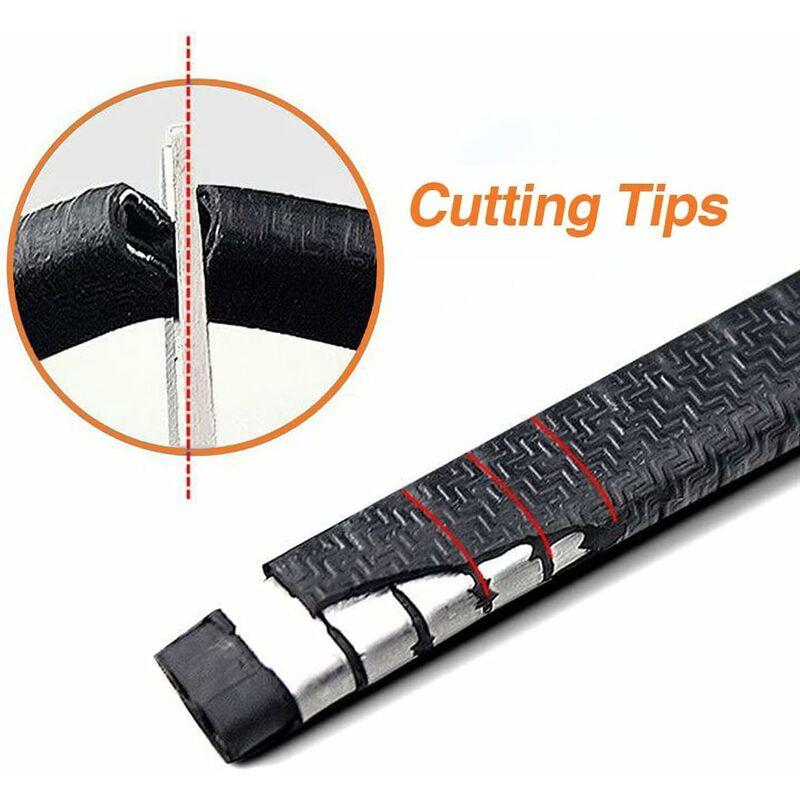 Car Door Edge Guards 4M Car Bumper Protector Rubber And Metal U Shape Door Edge Guard Strip Cars Boat.