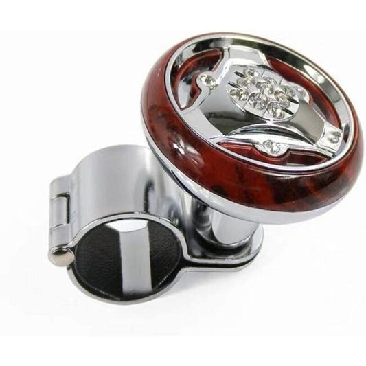 Universal Car Truck Steering Wheel Assist Knob Ball Spinner Tractor Handle - Plating.