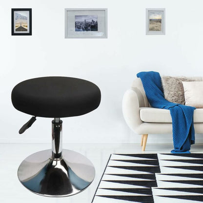 ROund Stool Cover Bar Stool Cover, Luxury Fabric, Diameter 30Cm, Stretchable, Wrinkle-Resistant, Washable And Dustproof
