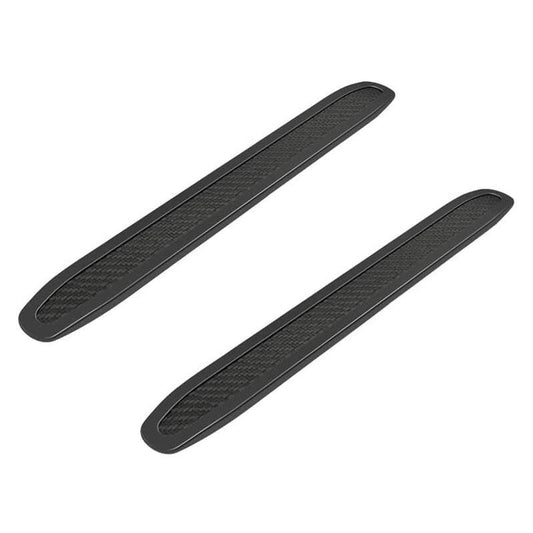 Car Bumper Protector 2 Pieces Universal Flexible Car Bumper Protector Strip Bumper Guard Protector Carbon Fiber Front.
