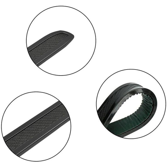 Car Bumper Protector 2 Pieces Universal Flexible Car Bumper Protector Strip Bumper Guard Protector Carbon Fiber Front.