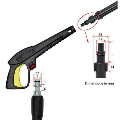 High Pressure Water Gun With ROtating Nozzle, Compatible With Lavor Pressure Washers.