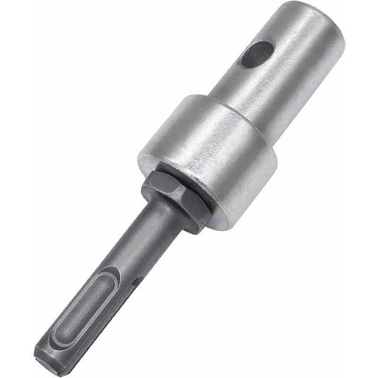 Garden Auger Power Drill Adapter For Corded Drill And Cordless Drill, Sds Plus Thread Keyless Chuck ROund Shank Adapter.
