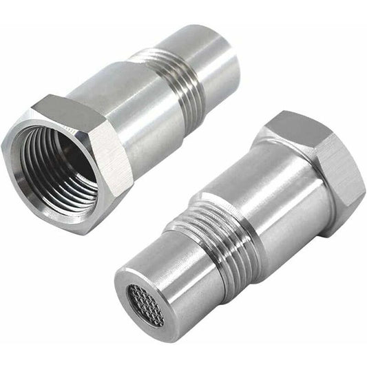 2 pcs Oxygen Sensor Extender Spacer Extension For Car Engine Exhaust Systems M18 X1.5, 45Mm Lambda Sensor.