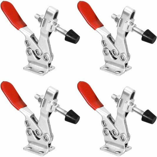 20326 225D Quick Release Horizontal Toggle Clamp - 500 Lb Holding Capacity With Rubber Pressure Tip, 4Pk.