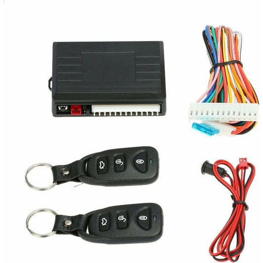 Car Central Locking, Universal Central Remote Control Box Kit, Keyless Entry System With Car Door Lock With Trunk.