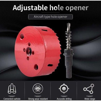 M42 Hss Bi-Metal Hole Saw 105Mm, Hole Saw For Iron, Aluminum, Wood, Drywall, Pipe, Plastic, Fiberboard.
