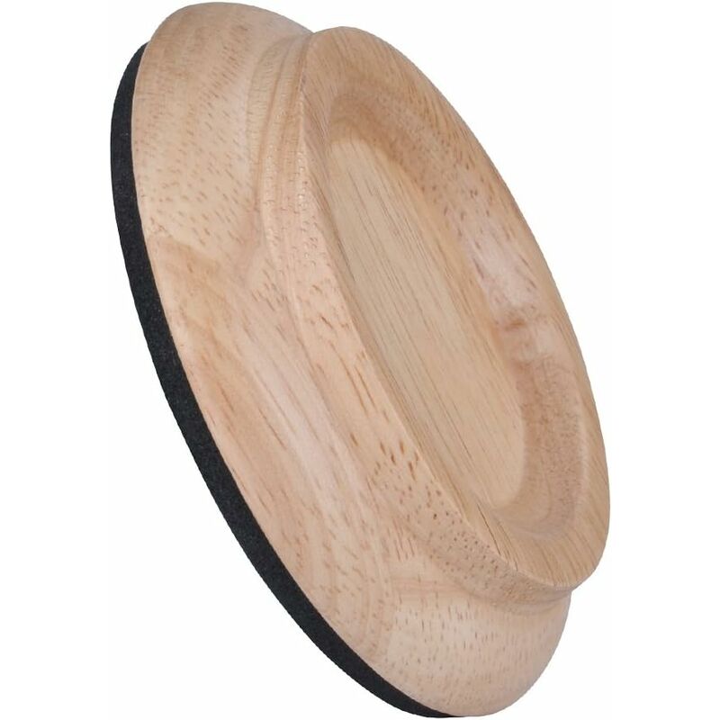 4 pcs Set Hardwood Cups - Furniture Leg Protector Pads Natural Oak.