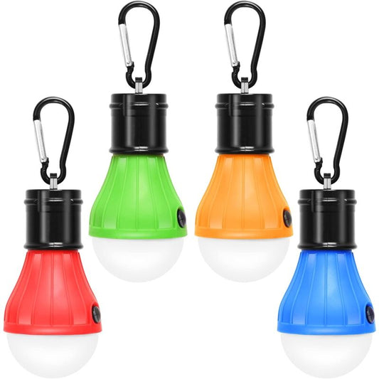 4 Pack LED Camping Lights Hiking Fishing Emergency Light Waterproof Battery Powered LED Indoor Outdoor Lighting.