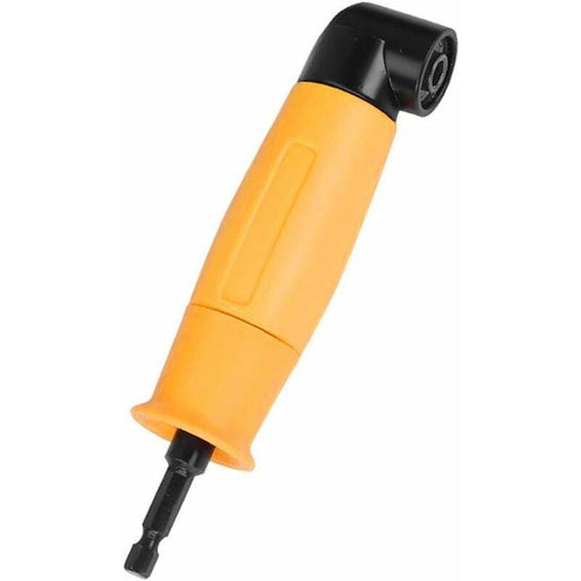 90 Degree Right Angle Drill Adapter Yellow Angle Driver 6.35Mm Hex Shank Driver And Screwdriver Drill Attachment With.