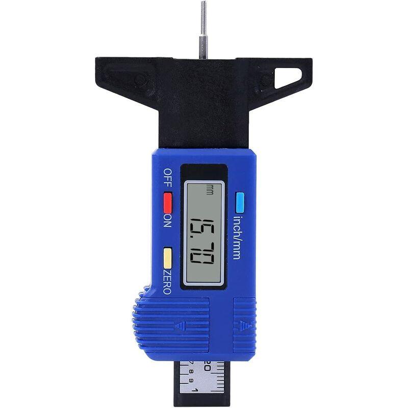 Digital Tire Depth Gauge Caliper Carbon Fiber For Car Motorcycle Vans Trucks 40141563.