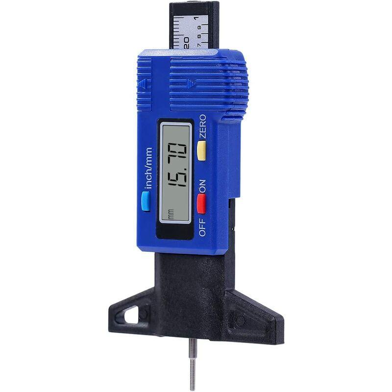 Digital Tire Depth Gauge Caliper Carbon Fiber For Car Motorcycle Vans Trucks 40141563.