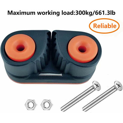 Ball Bearing Cam Cleat Marine Boat Quick Entry ROpe Cam Cleat Wire Fairlead Sailing Sailboat Equipment.