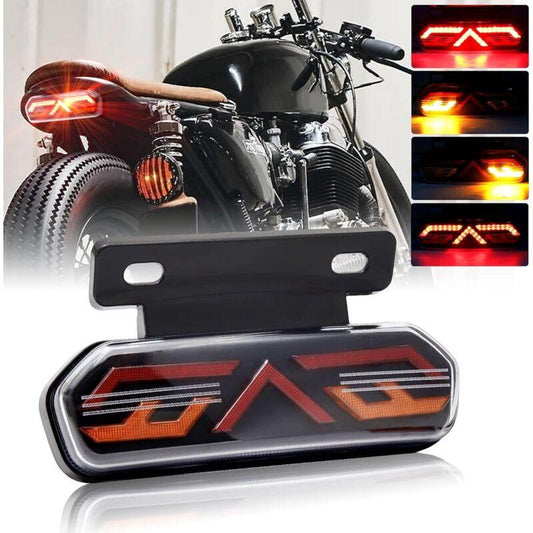 Multifunctional Motorcycle Tail Light 12V Universal Waterproof LED Brake Light Driving Lights Turn Signals For.