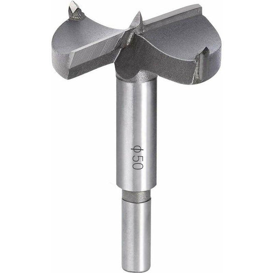 Wood Drill Bits, 50Mm Carbide Wood Cutter, Installing Wooden Spherical Doors, Drawers, Plywood, Quickly Helps You Make.