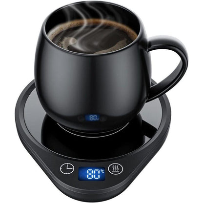 Coffee Mug Warmer With 3 Temperature Settings Electric Beverage Warmer Auto Shut-Off, Coffee, Tea And Milk Warmer For.