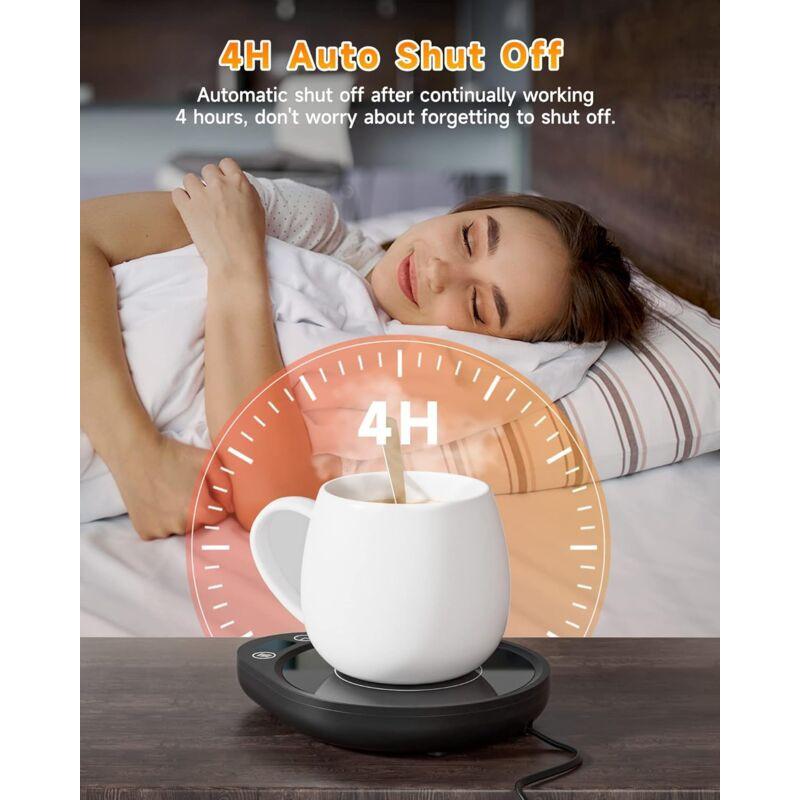 Coffee Mug Warmer With 3 Temperature Settings Electric Beverage Warmer Auto Shut-Off, Coffee, Tea And Milk Warmer For.