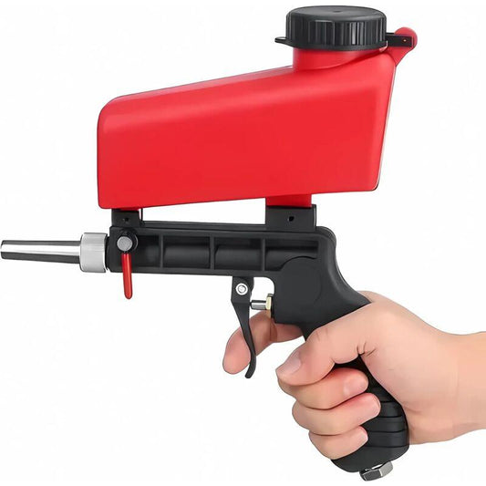 Sandblasting Gun, Portable Sandblaster Pneumatic Sandblaster, Pneumatic Sandblasting Gun With Hopper For Removing Paint.
