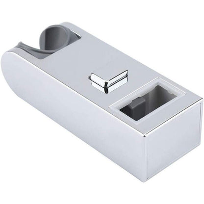 Shower Head Holder Slider Bar Pole Bracket, Chrome Height Adjustable Shower Head Rail Bracket Slider Bar Holder 30X15