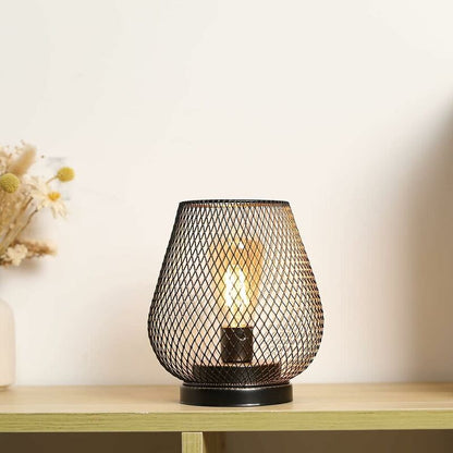 LED Lantern Metal Cage Battery Powered With LED Ideal For Weddings, Parties, Patio Events, Indoor And Outdoor Use.