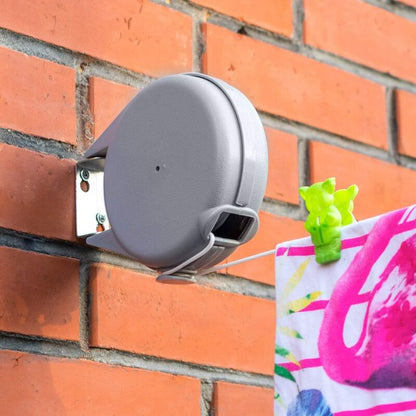 Long, 12M Retractable Clothes Line, Heavy Duty Clothes Dryer, Automatic Retractable Mechanism, Easy Wall Installation,