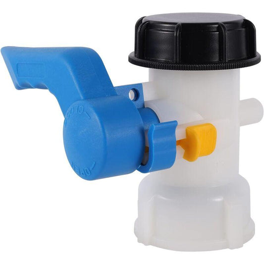 Ibc Adapter 50Mm To 62Mm 1000L Tank Valve Plastic, 1000 Liter Tank Connector For Rainwater Tank, Container.