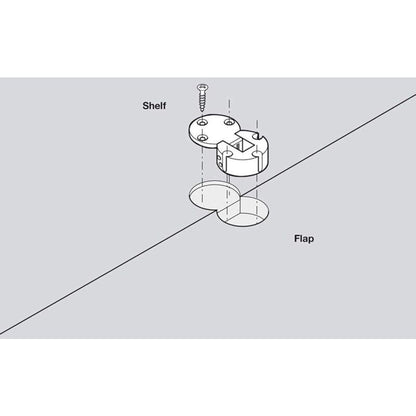 90 Degree Flap Hinge 30Mm For Lid Furniture Hinges Folding Door Hardware Miter Hinge For Kitchen Cupboard Doors