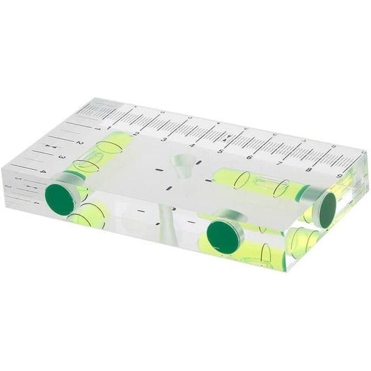 Mini High Precision Two-Direction Transparent Magnetic Spirit Level.
