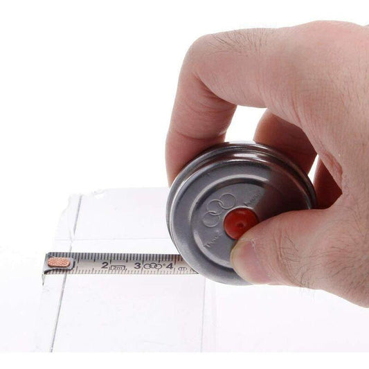 2M Mini Metric Stainless Steel Retractable Tape Measure For Office, Premium Quality Metric.