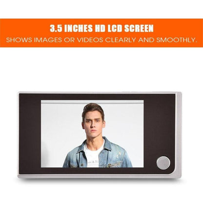 Smart Indoor/Outdoor Peephole Camera Smart Doorbell Security Camera 120 Degree Wide View Digital Door Viewer And.
