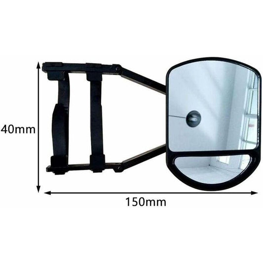 Rearview Mirror, Car Towing Mirror Extended Rearview Mirror Wide Angle Auxiliary Mirror For Car Truck Trailer Rv.