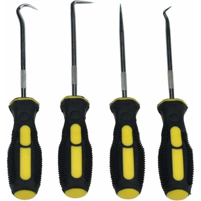 Precision Hook Pick, Oil Seal Hook, High Quality Oil Seal O-Ring Puller, 4 pcs.