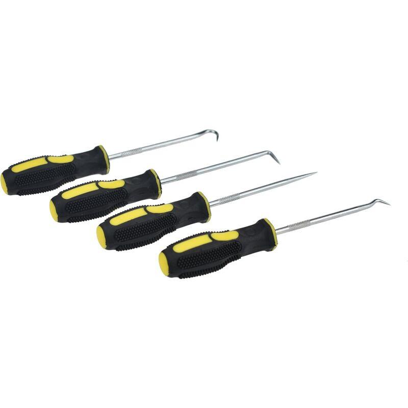 Precision Hook Pick, Oil Seal Hook, High Quality Oil Seal O-Ring Puller, 4 pcs.