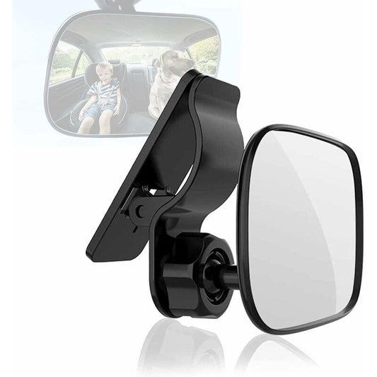 Baby Car Mirror, 360Â° ROtation Car Rear View Mirror, Baby Rear View Mirror With Clip, Baby Monitor For Wide View, Back.