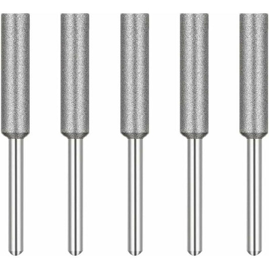 Diamond Chainsaw Sharpener Grinding Heads, 4Mm Chainsaw Grinding Stone, For Chainsaw Sharpener, 5 pcs.