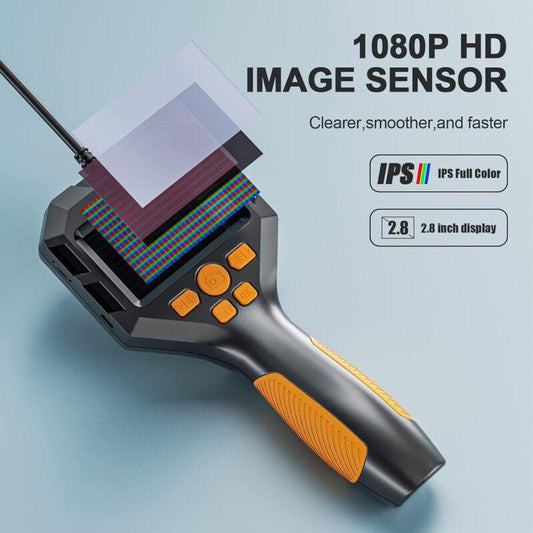 Industrial Endoscope 1080P Hd Digital Inspection Camera With 8Mm Ip68 Waterproof Camera, Channel Camera With 2.8" Ips.
