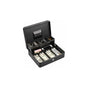 Lockable Metal Money Box Cash, Coin & Security Box Large Cash Box With Lock - New Metal Money Box - Black.