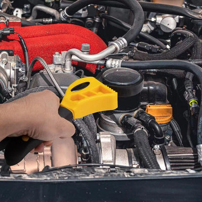 Rubber Strap Wrench Set, Upgrade 2 Pieces Adjustable Oil Filter Wrench Reinforced Belt Jar Opener For Weak Hands Pipe.