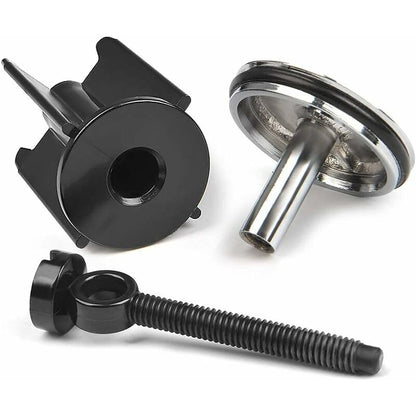 Ersandy Sink Plug ⌀ 40Mm Height Adjustable For Bathroom, Universal Aluminum Alloy Sink Plug - Black