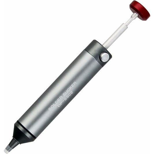 Desoldering Pump With High Temperature Resistant Silicone Nozzle, Premium Aluminum Housing, Stronger Suction Power,.