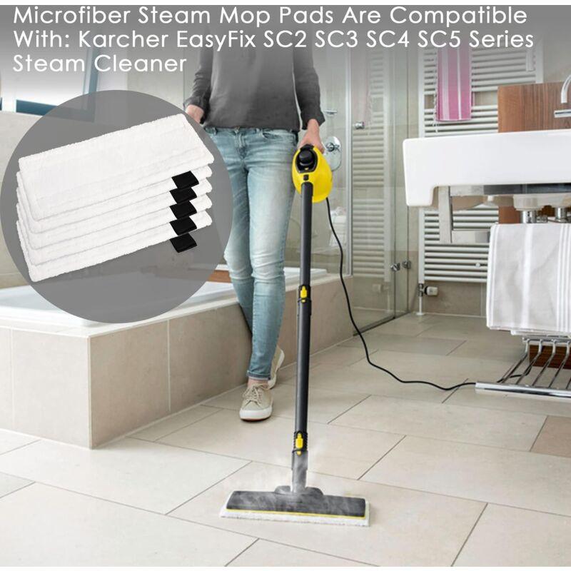 5 Pack Microfiber Floor Mop Pads Compatible With Karcher Easyfix Sc2 Sc3 Sc4 Steam Cleaners, Steam Mop Replacement.